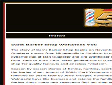 Tablet Screenshot of dansbarber.com